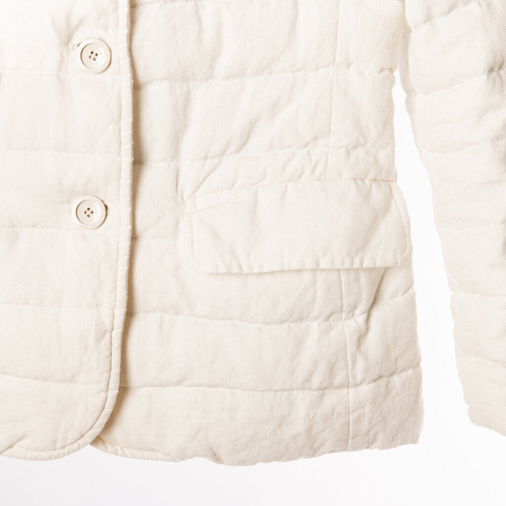 Herno White Light Weight Puffer Jacket