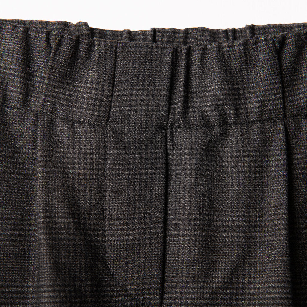 Brunello Grey Check Wool Pants