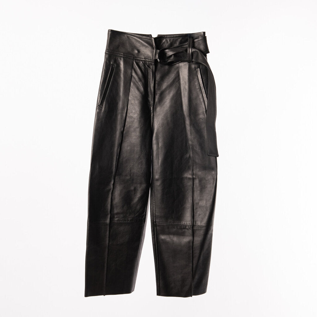 Petar Petrov Black Lamb Leathet With Belt