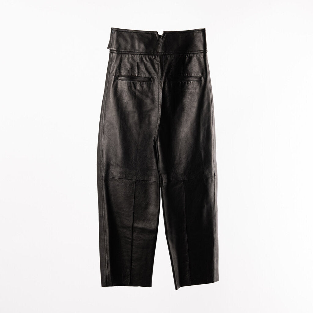 Petar Petrov Black Lamb Leathet With Belt