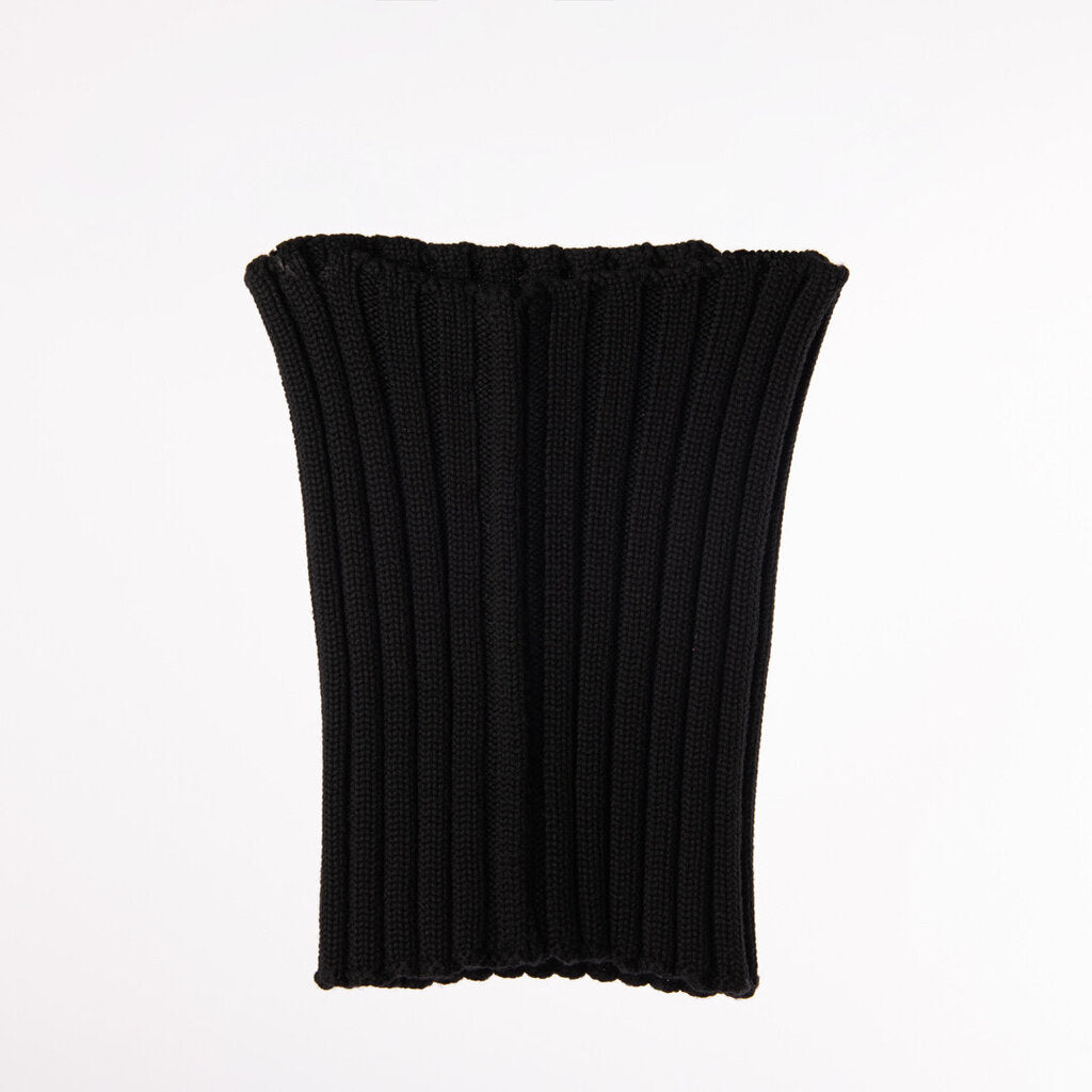 D&G Black Wool Rib Knit Tube Top