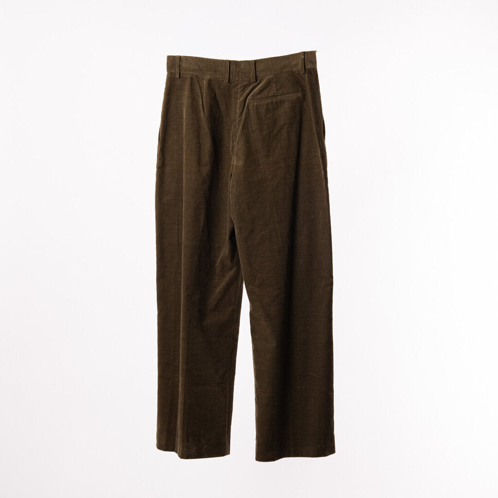 Cristaseya Olive Green Corduroy Blazer & Pant Set