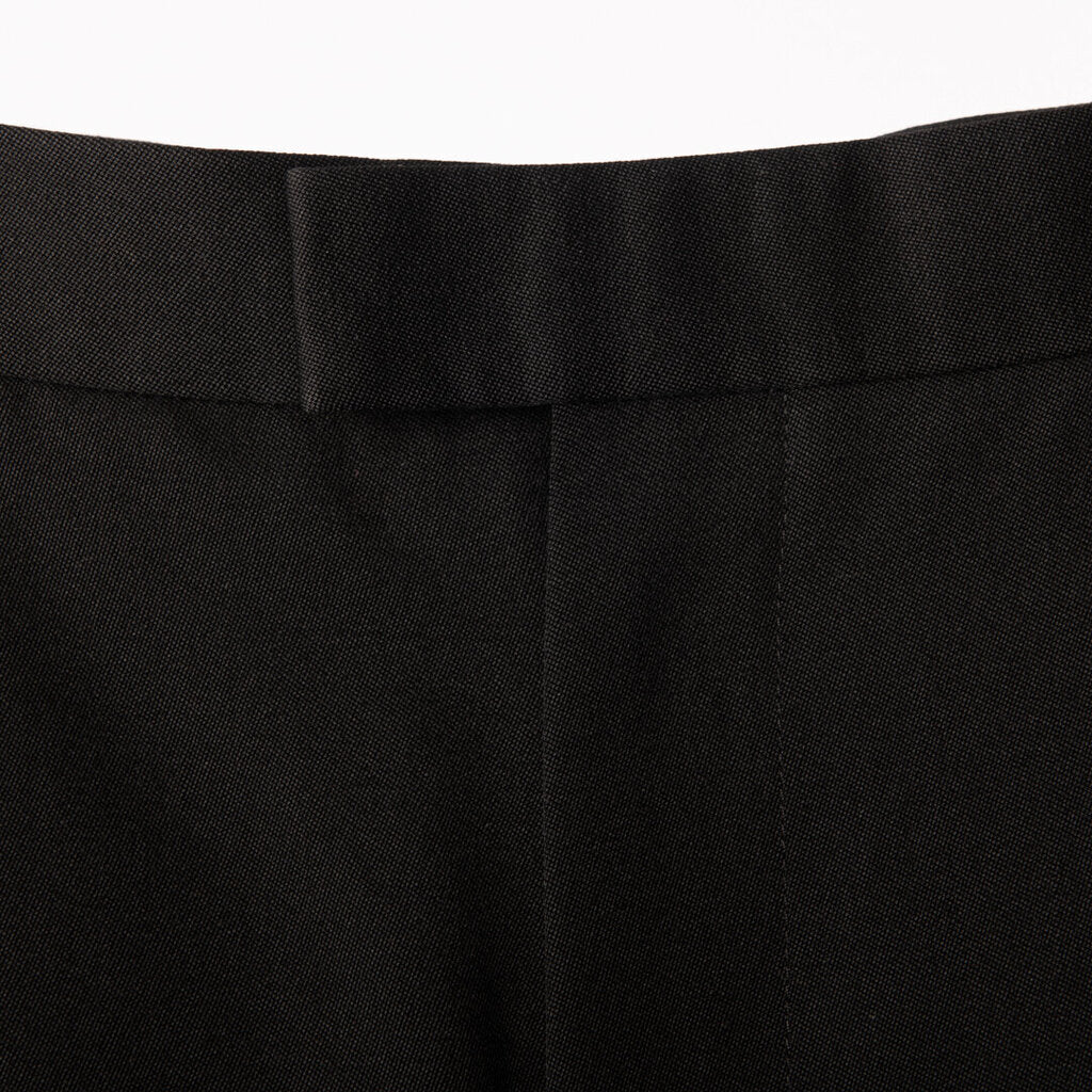 Bottega Black Wool Trousers