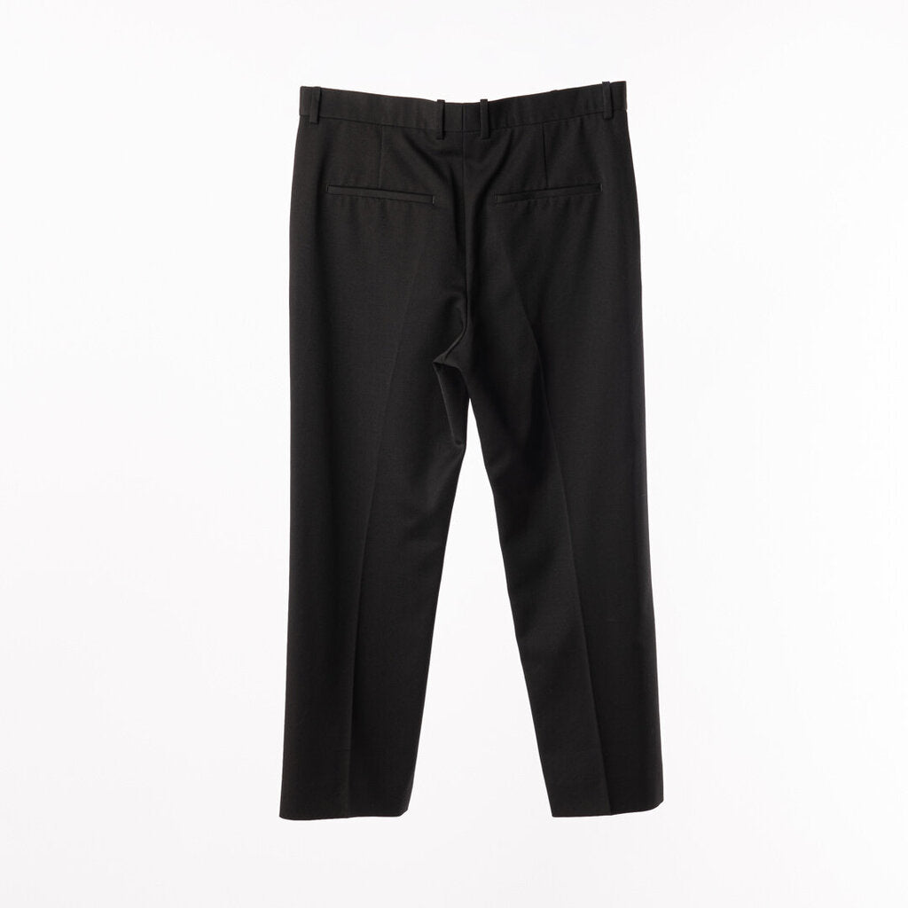Bottega Black Wool Trousers