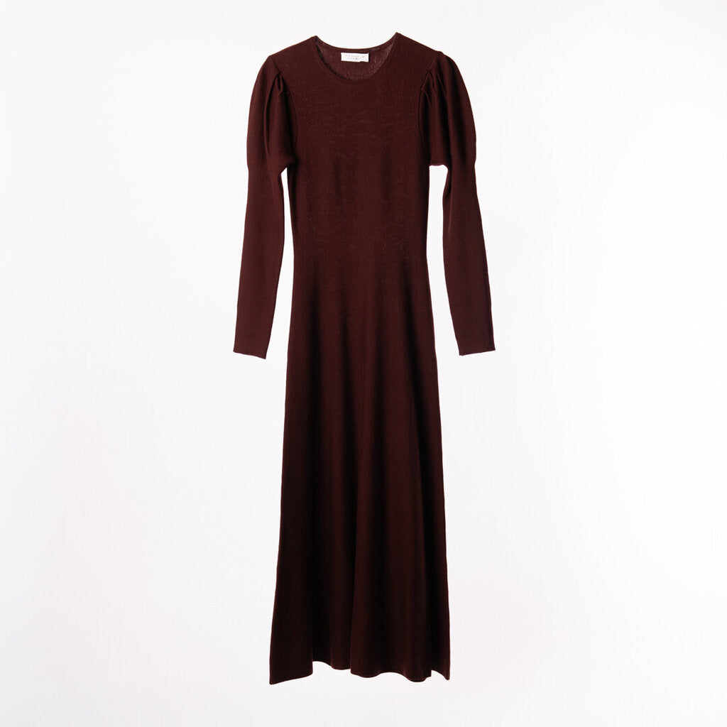 Gabriela Hearst Maroon Sweater Maxi