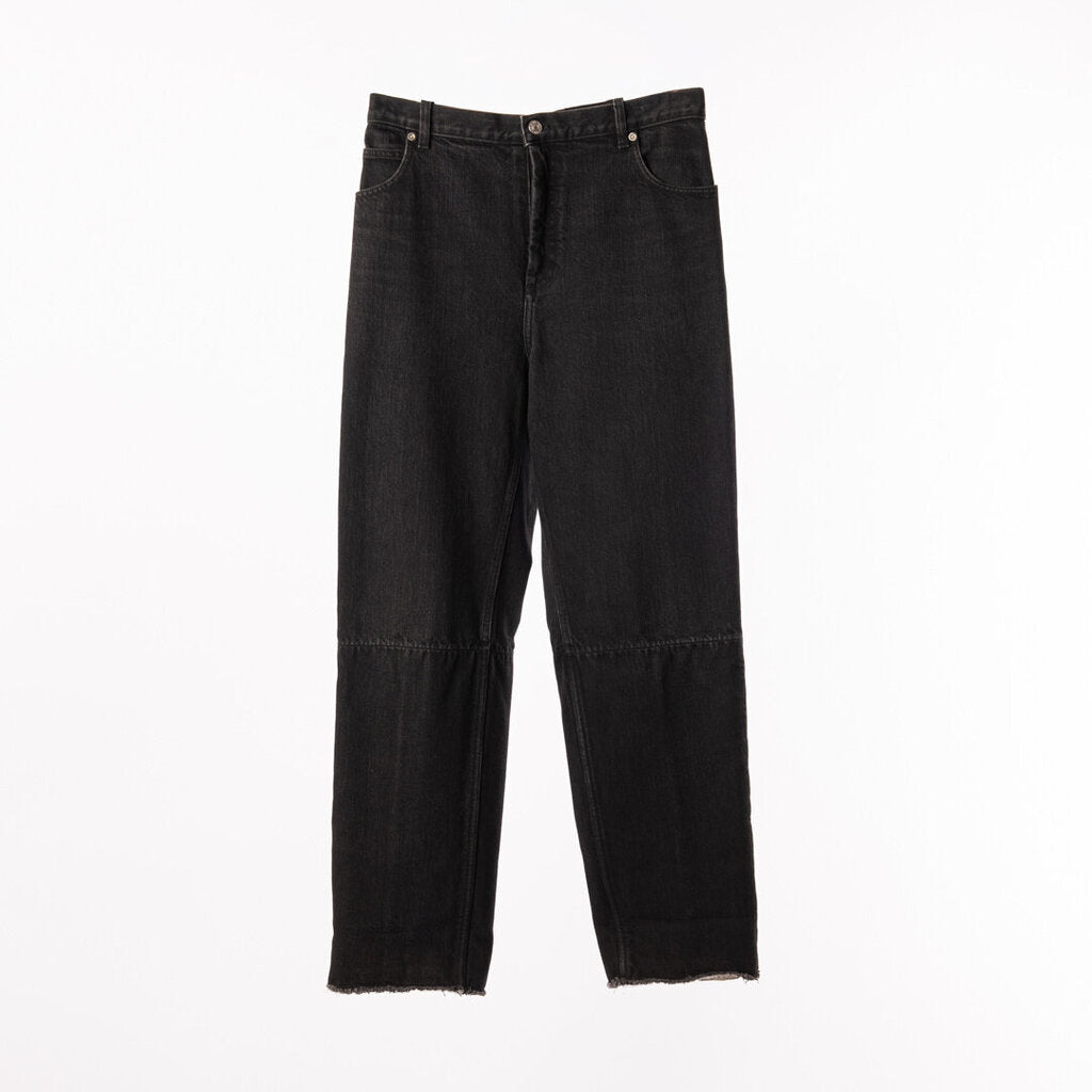 Celine Washed Black Straight Leg Jeans