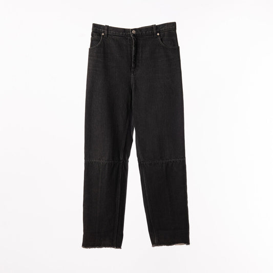 Celine Washed Black Straight Leg Jeans