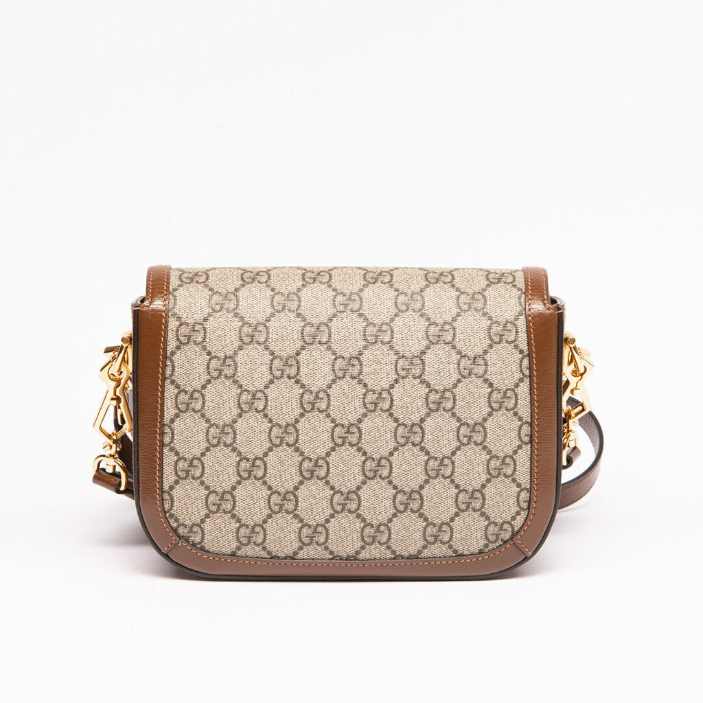 Gucci Coated Canvas 1955 Horsebit Crossbody