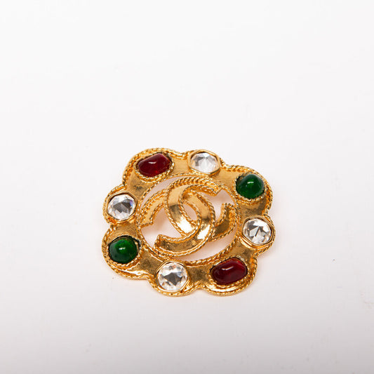 Chanel Gripoix Brooch (1995)