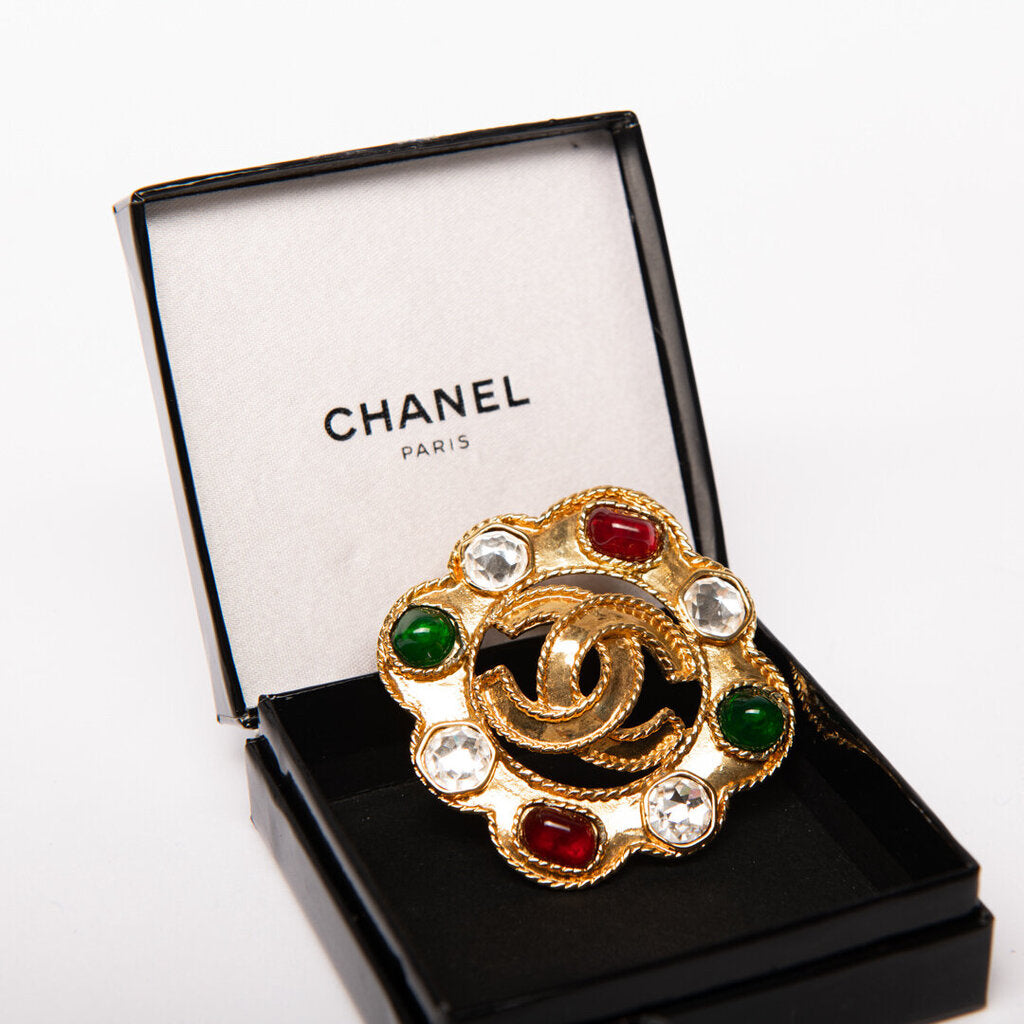 Chanel Gripoix Brooch (1995)