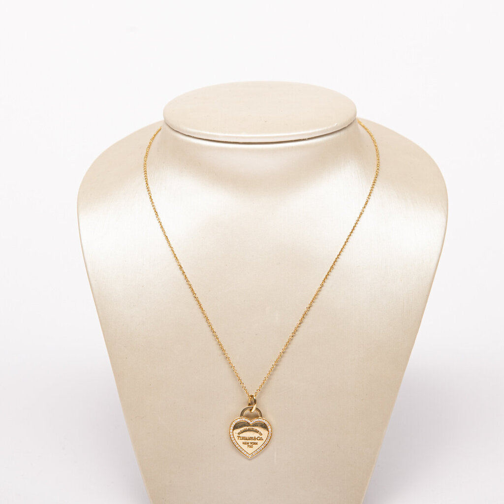 Tiffany & Co 18K Yellow Gold Tiffany "HEART" Pendant