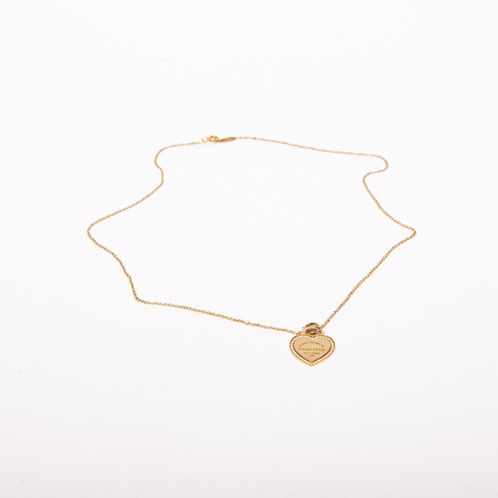 Tiffany & Co 18K Yellow Gold Tiffany "HEART" Pendant