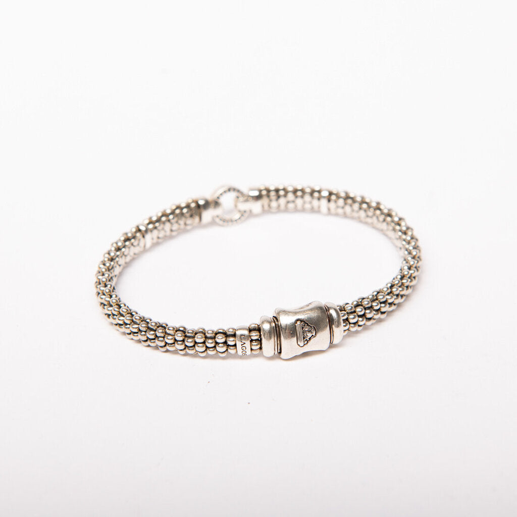 Lagos Sterling Silver Bead Bracelet