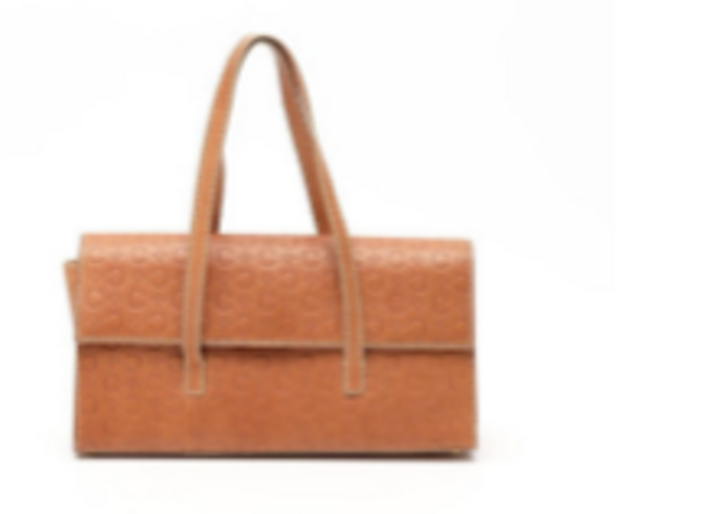 Brown C Sulky Top Handle Bag