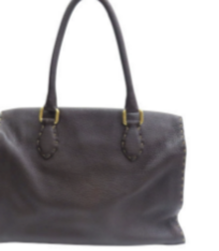Dark Brown Selleria Leather Tote Bag