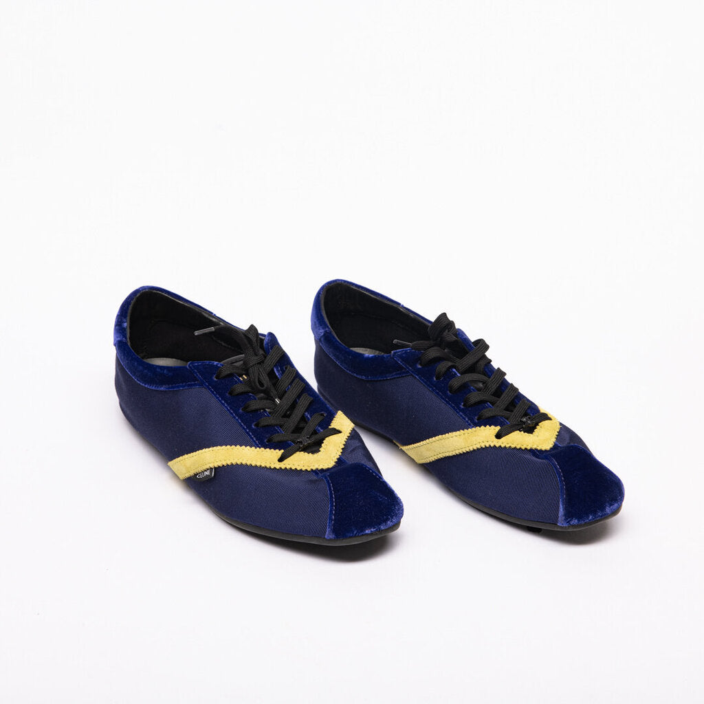 Celine Purple Velvet "the Flat Sneaker"