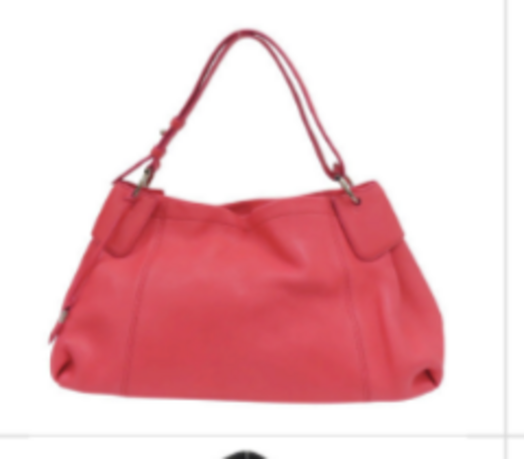 Pink Leather Shoulder Bag