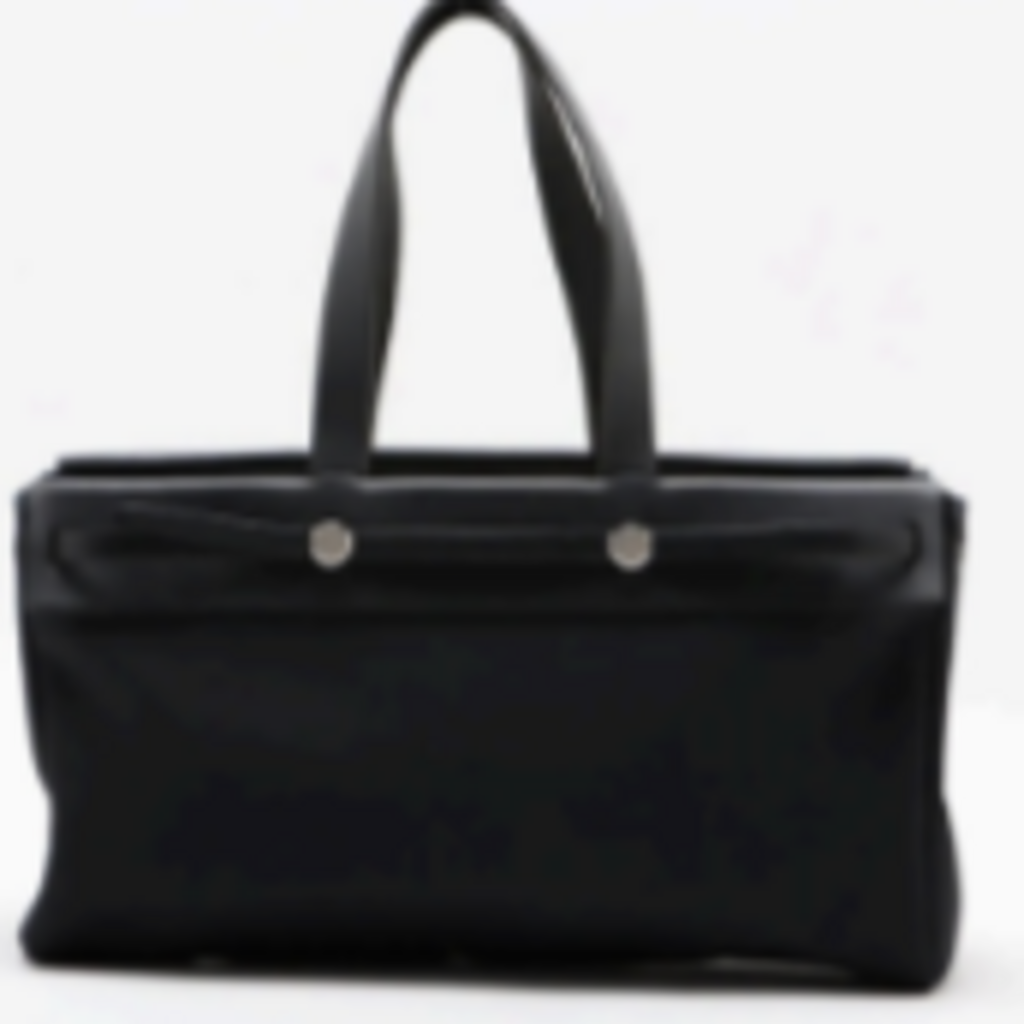 Black Canvas Shoulder Bag