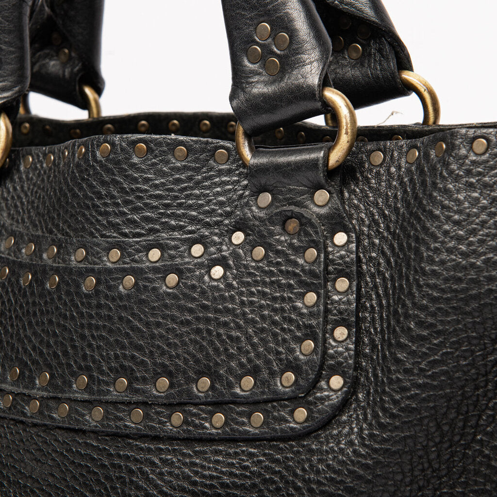 Celine Black Leather Boogie Bag