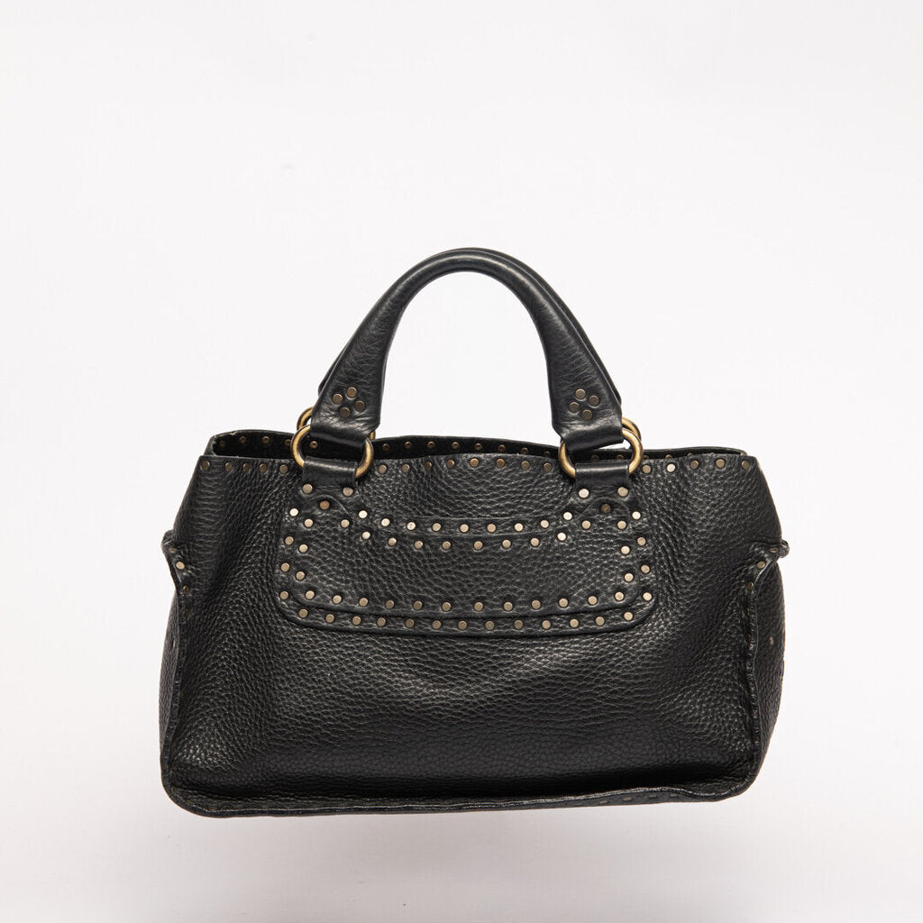 Celine Black Leather Boogie Bag