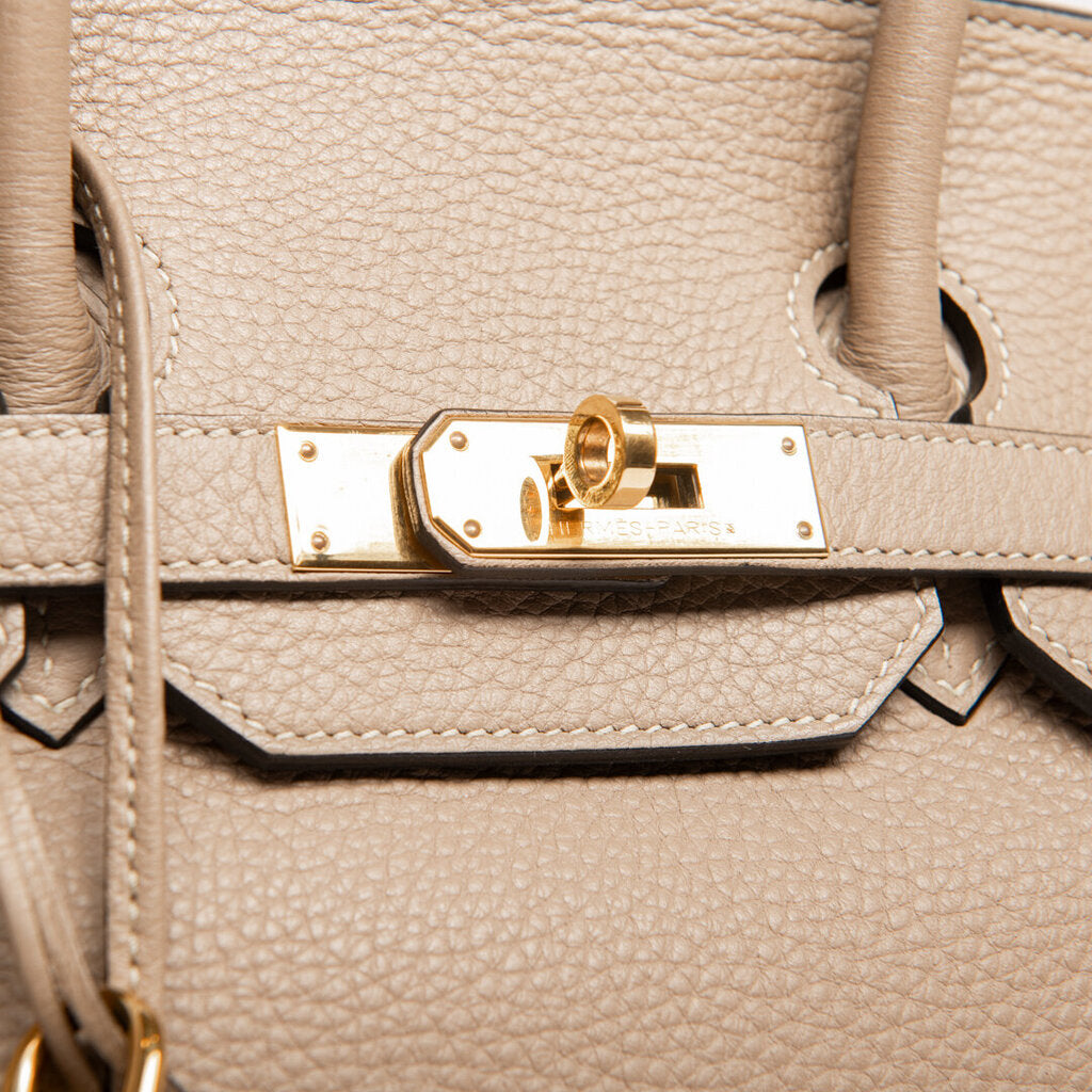 Hermes Gris Pearle Clemence Birkin 35 (2010)