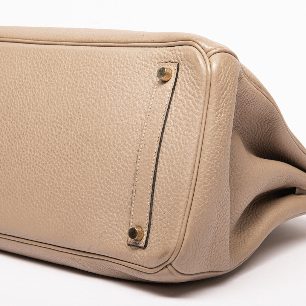 Hermes Gris Pearle Clemence Birkin 35 (2010)