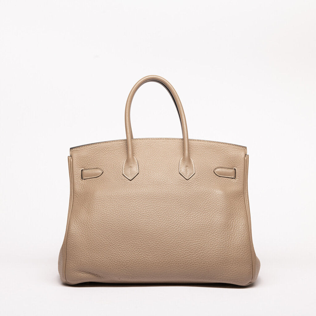 Hermes Gris Pearle Clemence Birkin 35 (2010)