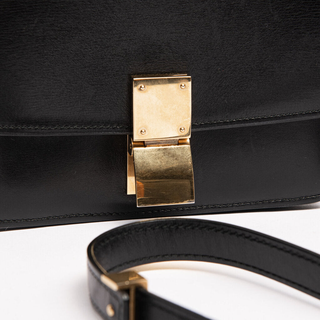 Celine Black Classic Mini Box Bag