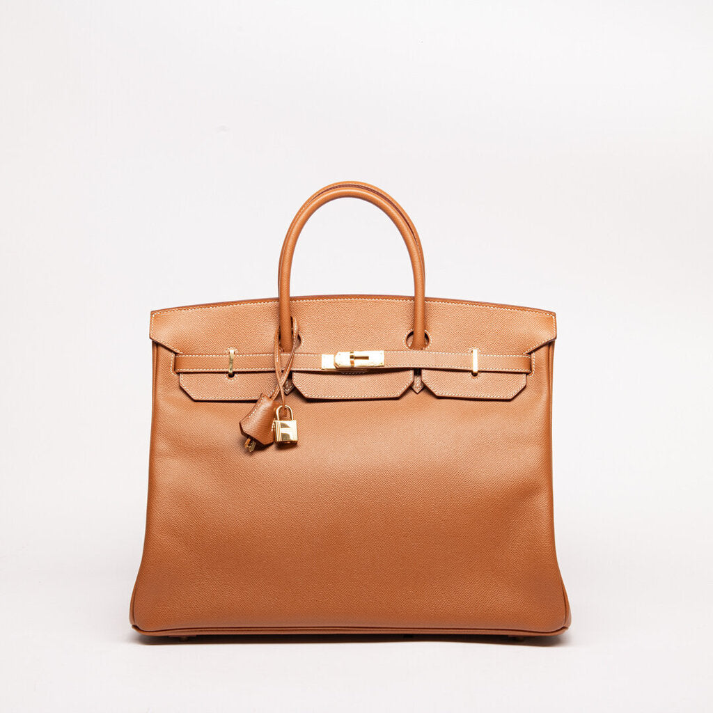 Hermes Gold Courchevel Birkin 40 (2001)