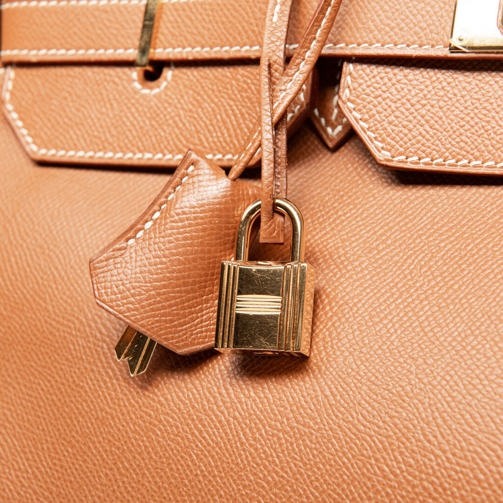 Hermes Gold Courchevel Birkin 40 (2001)