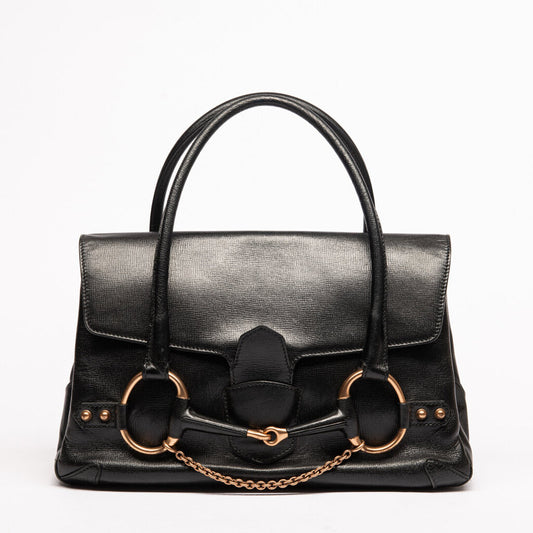 Gucci Black East West Horsebit