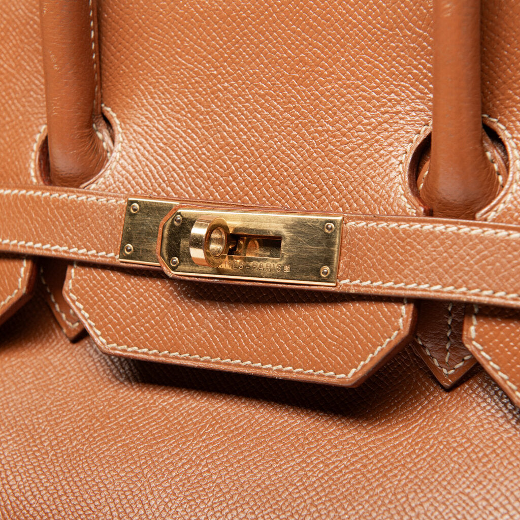 Hermes Gold Courchevel Birkin 35 (1998)