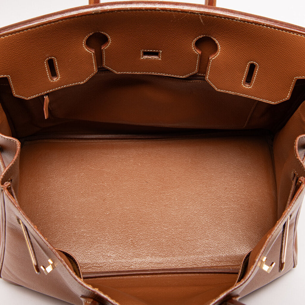 Hermes Gold Courchevel Birkin 35 (1998)