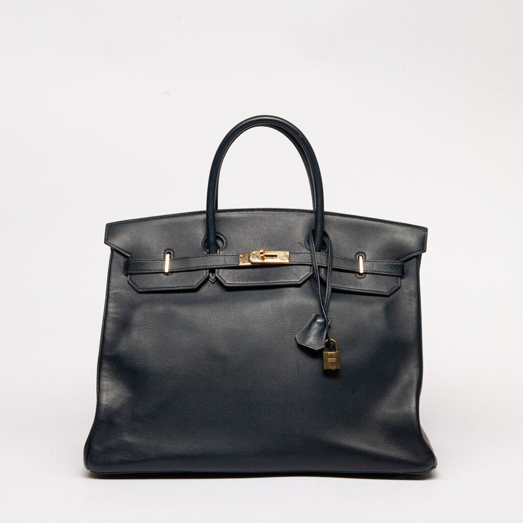 Hermes Navy Vaugo River Birkin 40 (1997)