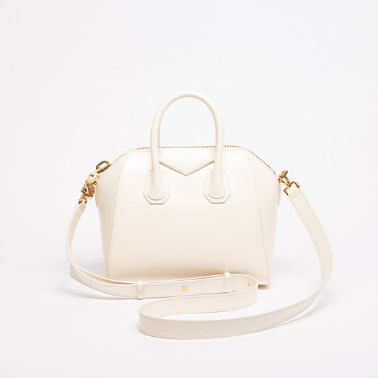 Givenchy White Leather Antigona Small Bag