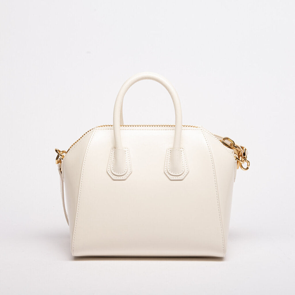 Givenchy White Leather Antigona Small Bag