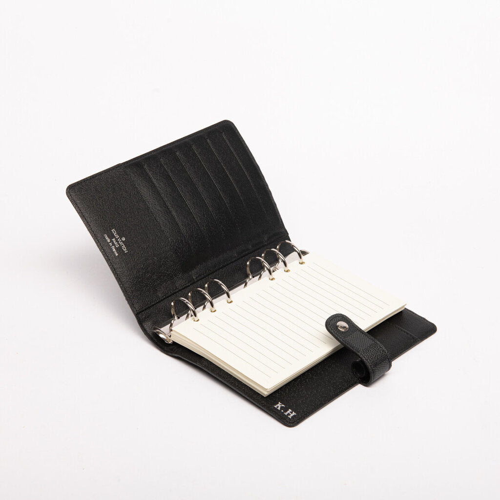 Louis Vuitton Black Damier Notebook