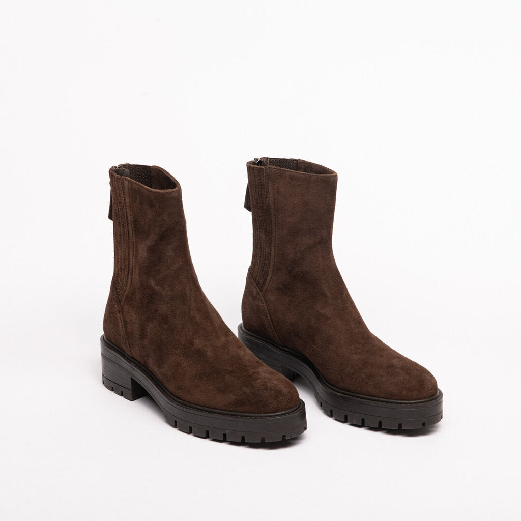 Aquazzura Brown Suede Ankle Boot