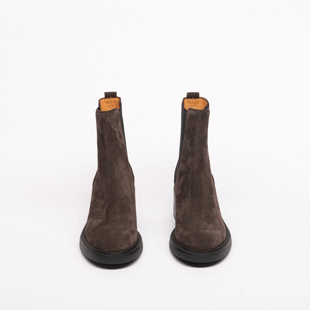 Tod's Brown Suede Ankle Boot
