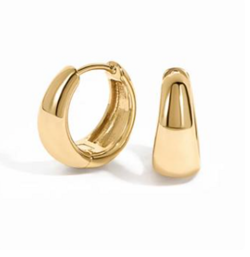 15mm Chunky Huge Hoops YG