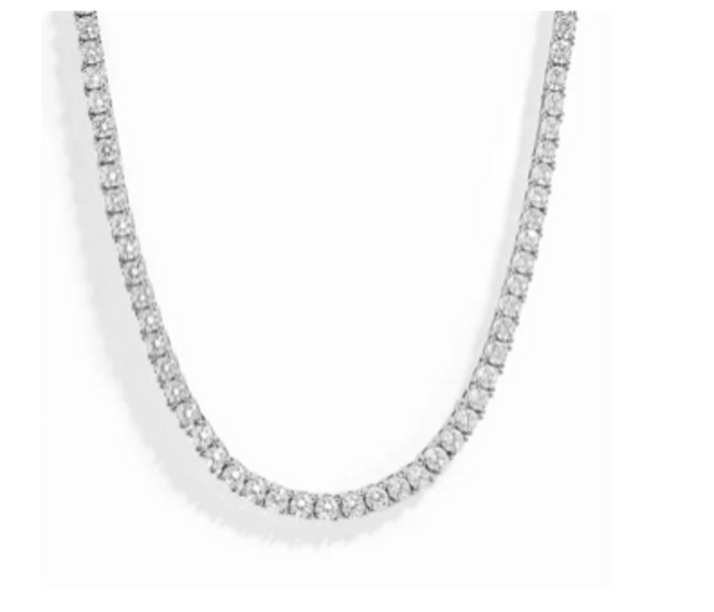 3MM DIAMOND TENNIS NECKLACE WG 16'