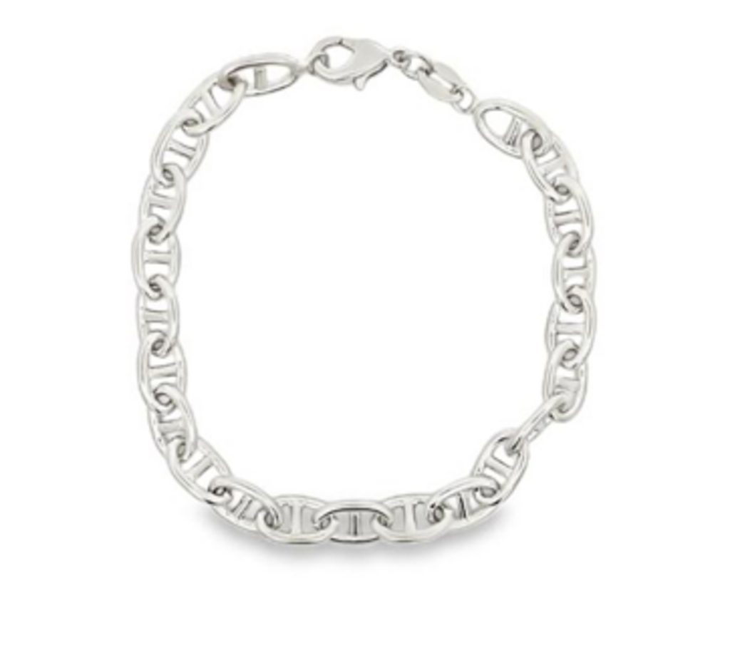 6mm Chubby Mariner Link Bracelet WG