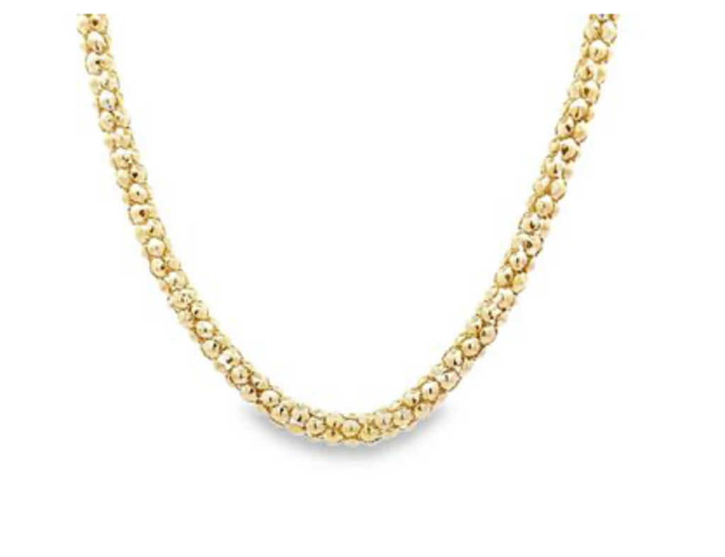 6mm Round Popcorn Chain YG