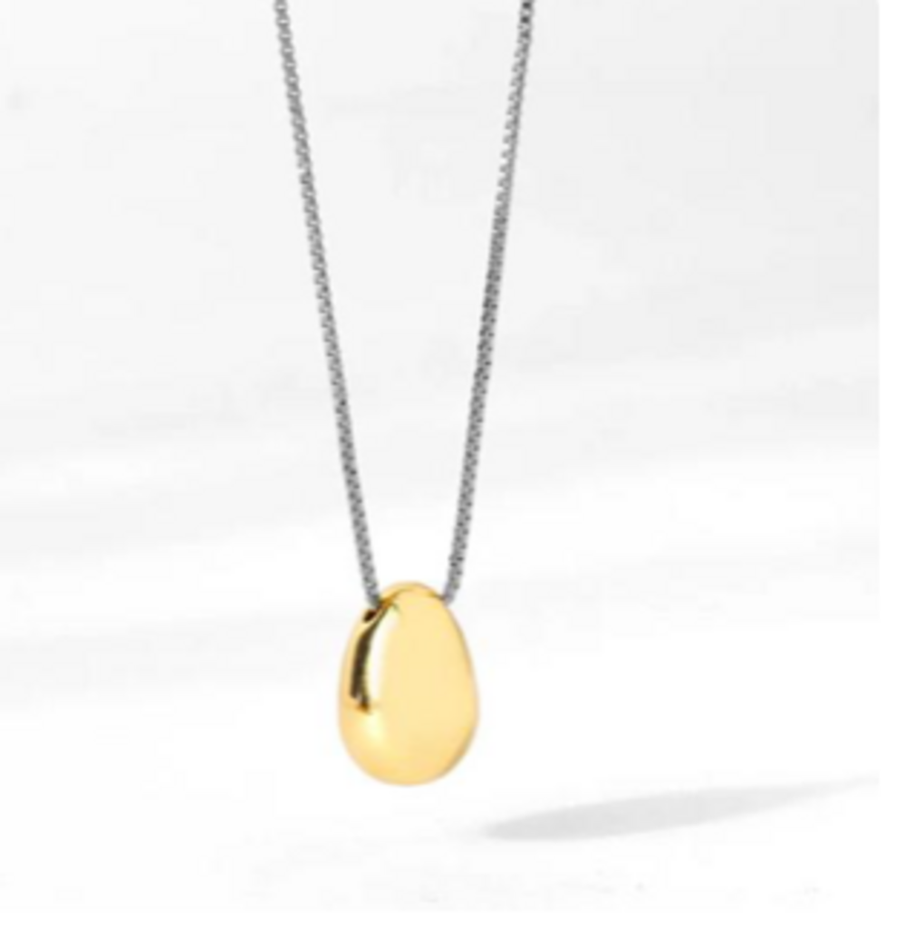 The Two Tone Drop Necklace