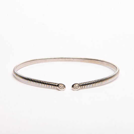 Bei Tesori White Gold Chocker with Diamonds