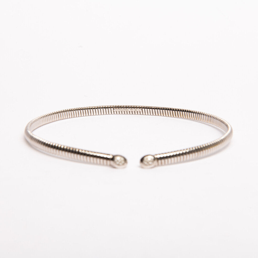 White Gold Chocker with Diamonds