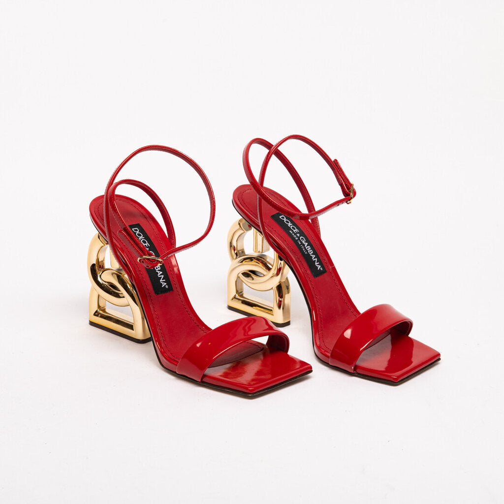 Dolce & Gabbana Red Patent DG Heels