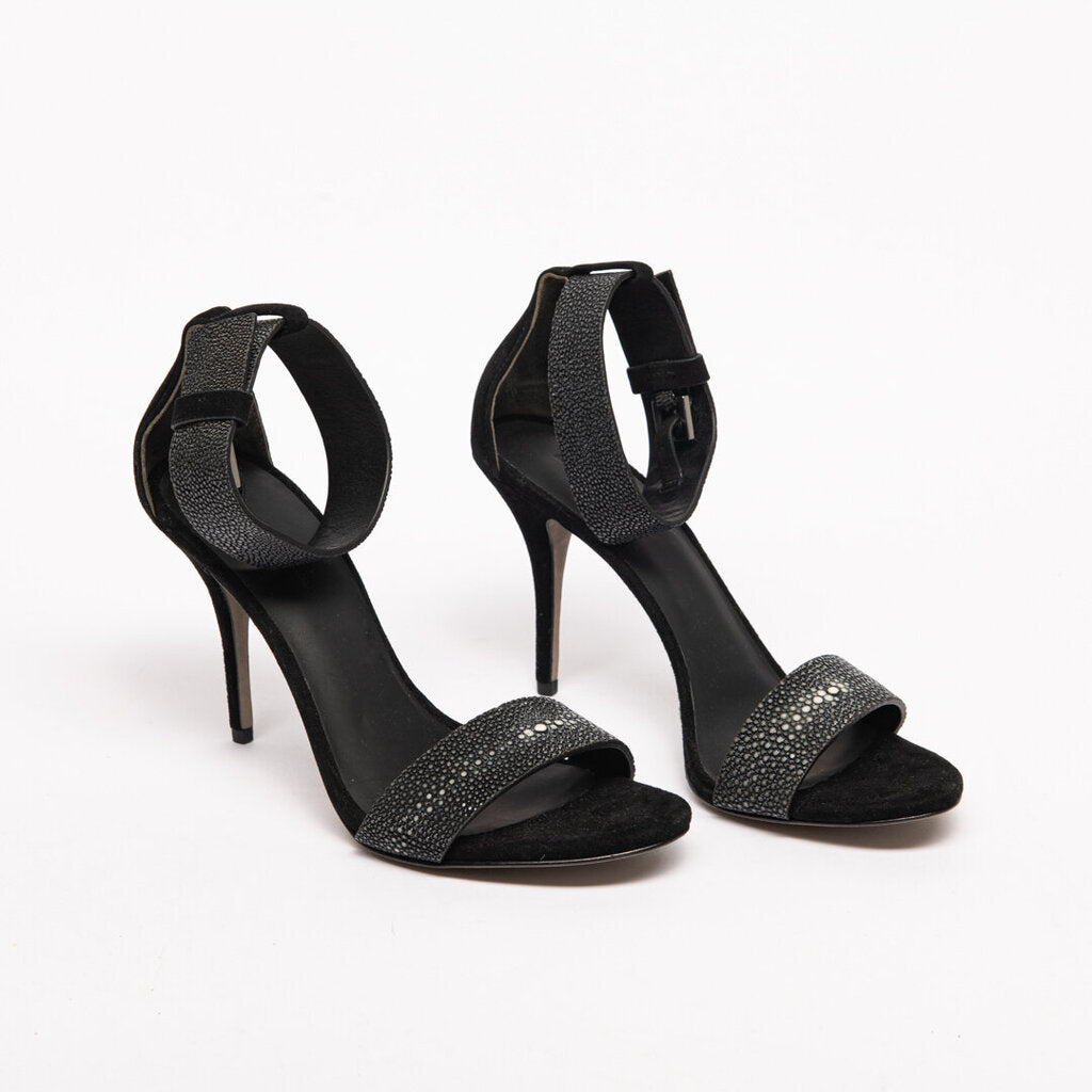 Alexander Wang Black Stingray Sandal