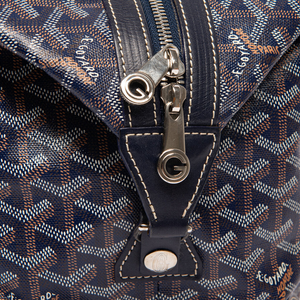 Goyard Navy Painted Boeing Travel Bag