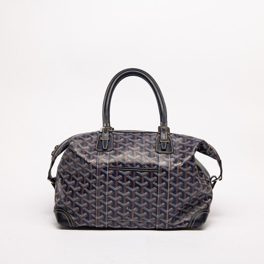 Goyard Navy Painted Boeing Travel Bag